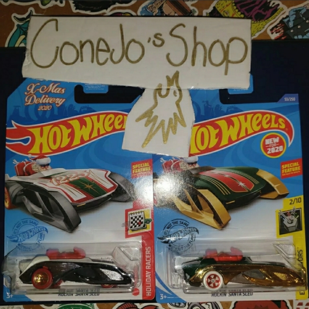 HOT WHEELS ROCKIN' SANTA SLED X- MAS DELIVERY
